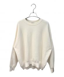 EVERYDAY I LIKE.（エヴリデイ アイ ライク）の古着「コットンカシミヤリラックスプルオーバー」｜ホワイト