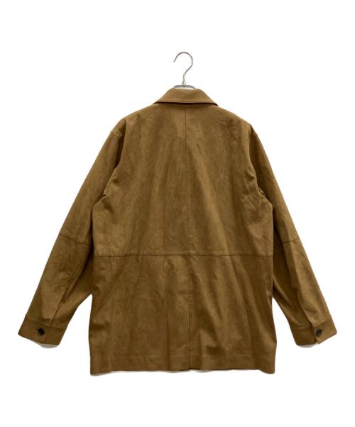 Plage（プラージュ）Plage (プラージュ) Suede like シャツブルゾン ブラウン サイズ:38の古着・服飾アイテム