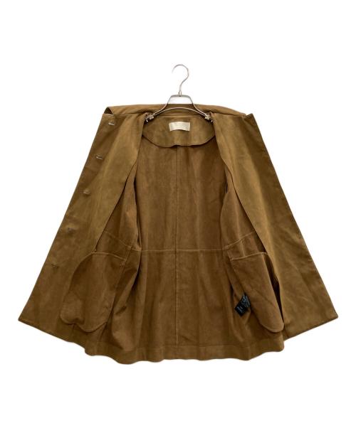 Plage（プラージュ）Plage (プラージュ) Suede like シャツブルゾン ブラウン サイズ:38の古着・服飾アイテム