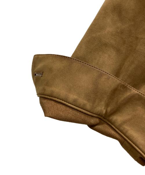 Plage（プラージュ）Plage (プラージュ) Suede like シャツブルゾン ブラウン サイズ:38の古着・服飾アイテム