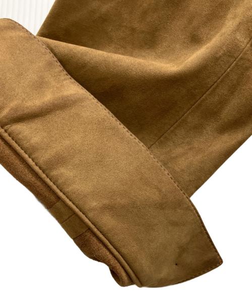 Plage（プラージュ）Plage (プラージュ) Suede like シャツブルゾン ブラウン サイズ:38の古着・服飾アイテム