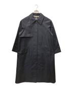 Aquascutum×journal standard L'essageアクアスキュータム×ジャーナルスタンダード レサージュ）の古着「別注ステンカラーコート」｜ネイビー