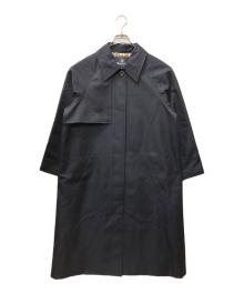 Aquascutum×journal standard L'essage（アクアスキュータム×ジャーナルスタンダード レサージュ）の古着「別注ステンカラーコート」｜ネイビー
