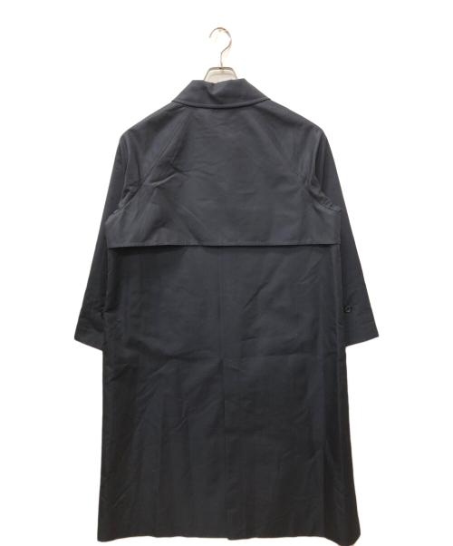 Aquascutum（アクアスキュータム）Aquascutum (アクアスキュータム) journal standard L'essage (ジャーナルスタンダード レサージュ) 別注ステンカラーコート ネイビー サイズ:SIZE 38の古着・服飾アイテム