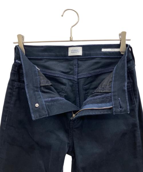 Citizens of humanity（シチズンズオブヒューマニティ）Citizens of humanity (シチズンズオブヒューマニティ) GENOVA LOW RISE BOOTS ネイビー サイズ:24の古着・服飾アイテム