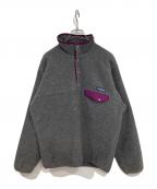 Patagoniaパタゴニア）の古着「シンチラスナップTフリースジャケット」｜グレー