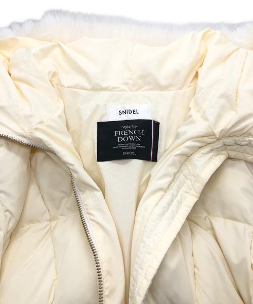 Snidel（スナイデル）Snidel (スナイデル) スタイルアップフランスダウンロングコート アイボリー サイズ:SIZE 0の古着・服飾アイテム