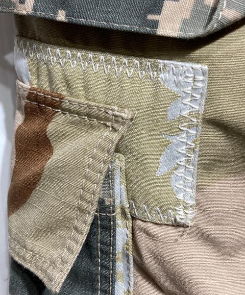 MARINE SERRE（マリーンセル）MARINE SERRE (マリーンセル) DAMASK SURVIVAL PANTS/ダマスクサバイバルパンツ ベージュ サイズ:34の古着・服飾アイテム