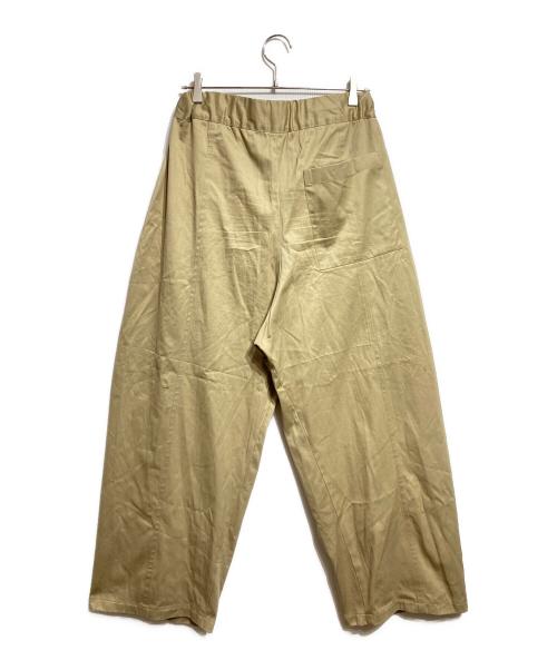sage'NATION（セイジネーション）sage'NATION (セイジネーション) BOX PLEATS TROUSER/ボックスプリーツトラウザー ベージュ サイズ:M/Lの古着・服飾アイテム
