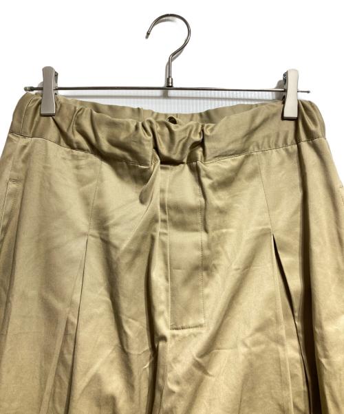 sage'NATION（セイジネーション）sage'NATION (セイジネーション) BOX PLEATS TROUSER/ボックスプリーツトラウザー ベージュ サイズ:M/Lの古着・服飾アイテム