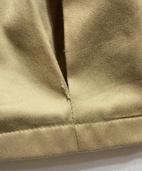 sage'NATION（セイジネーション）sage'NATION (セイジネーション) BOX PLEATS TROUSER/ボックスプリーツトラウザー ベージュ サイズ:M/Lの古着・服飾アイテム