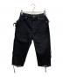 Mediam（ミディアム）の古着「Frayed pants」｜ブラック
