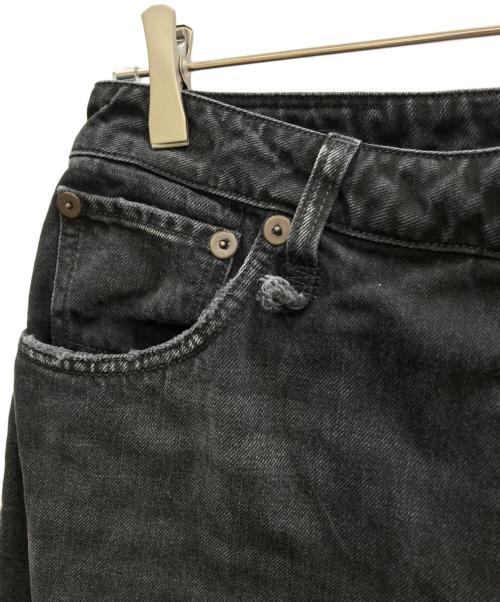 R13（アールサーティン）R13 (アールサーティン) Nico Wrap ジーンズ ブラック サイズ:26の古着・服飾アイテム