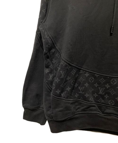 LOUIS VUITTON（ルイ ヴィトン）LOUIS VUITTON (ルイ ヴィトン) サークルカットフーディ ブラック サイズ:XLの古着・服飾アイテム