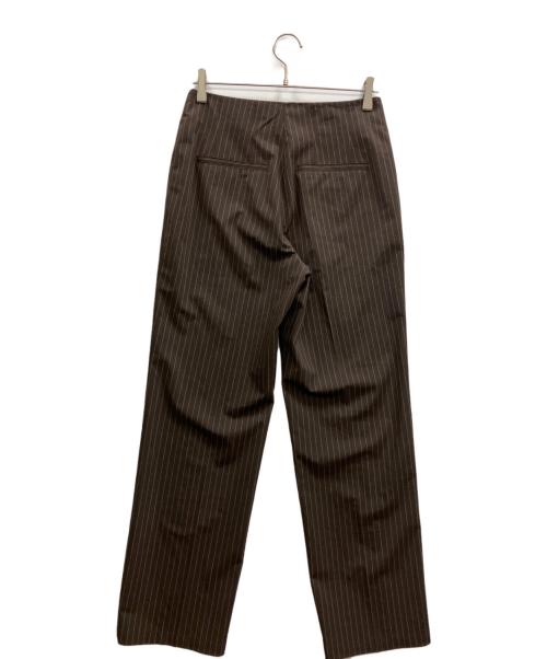 ADAM ET ROPE' FEMME（アダムエロペファム）ADAM ET ROPE' FEMME (アダムエロペファム) マルチWAYレイヤードシャツパンツ ブラウン サイズ:38の古着・服飾アイテム