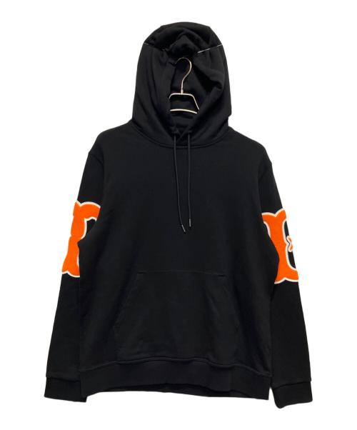 BURBERRY（バーバリー）BURBERRY (バーバリー) レターグラフィックパーカー ブラック サイズ:Lの古着・服飾アイテム