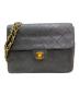 CHANEL（シャネル）の古着「シングルフラップ マトラッセ 20」｜カーキグレー