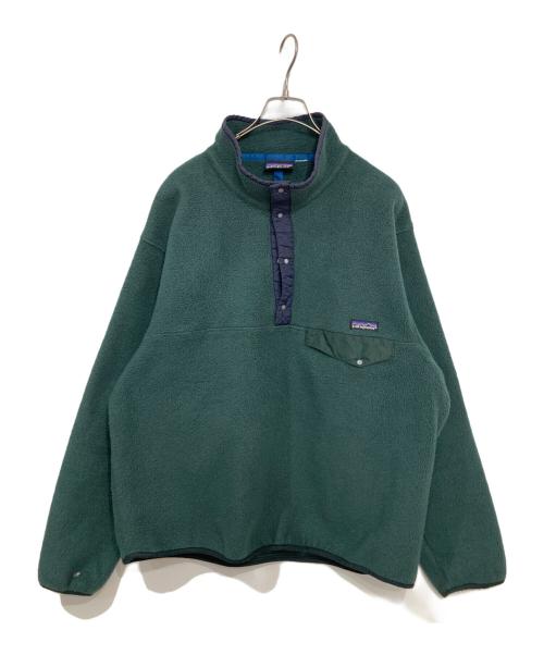 Patagonia（パタゴニア）Patagonia (パタゴニア) シンチラスナップT/フリースジャケット グリーン サイズ:不明の古着・服飾アイテム