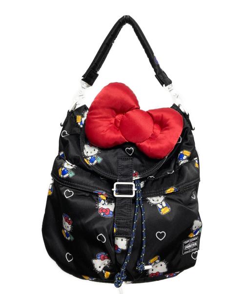 PORTER（ポーター）PORTER (ポーター) HELLO KITTY (ハローキティ) SACKPACK/サックパック ブラックの古着・服飾アイテム