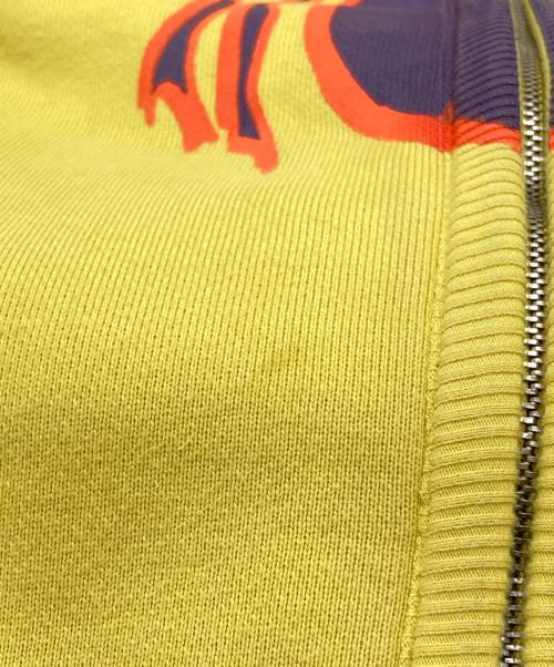 KIKO KOSTADINOV（キコ・コスタディノフ）KIKO KOSTADINOV (キコ・コスタディノフ) Sharif Farrag Printed Hoodie/プリンテッドフーディ―/パーカー イエロー サイズ:52の古着・服飾アイテム