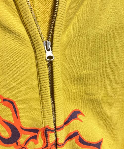 KIKO KOSTADINOV（キコ・コスタディノフ）KIKO KOSTADINOV (キコ・コスタディノフ) Sharif Farrag Printed Hoodie/プリンテッドフーディ―/パーカー イエロー サイズ:52の古着・服飾アイテム
