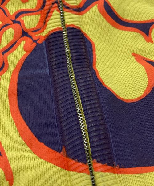 KIKO KOSTADINOV（キコ・コスタディノフ）KIKO KOSTADINOV (キコ・コスタディノフ) Sharif Farrag Printed Hoodie/プリンテッドフーディ―/パーカー イエロー サイズ:52の古着・服飾アイテム