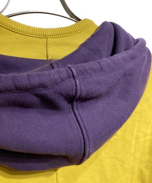 KIKO KOSTADINOV（キコ・コスタディノフ）KIKO KOSTADINOV (キコ・コスタディノフ) Sharif Farrag Printed Hoodie/プリンテッドフーディ―/パーカー イエロー サイズ:52の古着・服飾アイテム