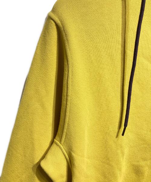 KIKO KOSTADINOV（キコ・コスタディノフ）KIKO KOSTADINOV (キコ・コスタディノフ) Sharif Farrag Printed Hoodie/プリンテッドフーディ―/パーカー イエロー サイズ:52の古着・服飾アイテム