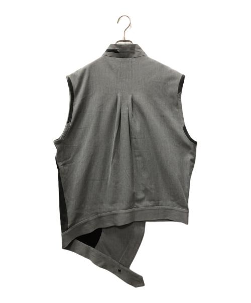 KIKO KOSTADINOV（キコ・コスタディノフ）KIKO KOSTADINOV (キコ・コスタディノフ) DARNEL VEST/ダーネル ベスト グレー サイズ:SIZE 48の古着・服飾アイテム