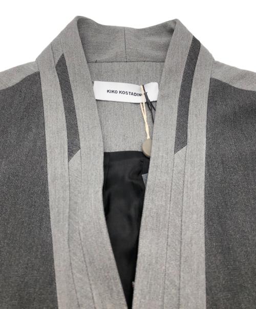 KIKO KOSTADINOV（キコ・コスタディノフ）KIKO KOSTADINOV (キコ・コスタディノフ) DARNEL VEST/ダーネル ベスト グレー サイズ:SIZE 48の古着・服飾アイテム