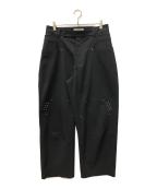 KIKO KOSTADINOVキコ・コスタディノフ）の古着「ANTHARAS WIDE TROUSER/ワイド」｜ブラック