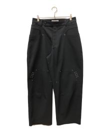 KIKO KOSTADINOV（キコ・コスタディノフ）の古着「ANTHARAS WIDE TROUSER/ワイド」｜ブラック
