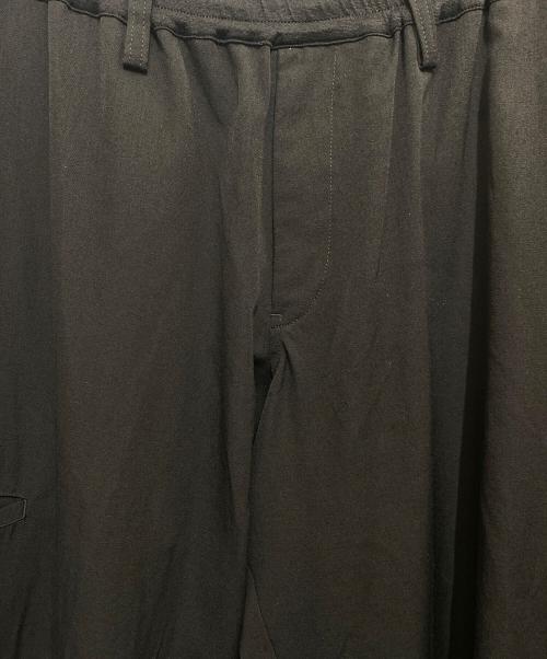 Yohji Yamamoto pour homme（ヨウジヤマモト プールオム）Yohji Yamamoto pour homme (ヨウジヤマモト プールオム) REGULATION GABARDINE W RIB POCKET PANT/レギュレーションギャバジン ダブルリブポケットパンツ ブラック サイズ:3の古着・服飾アイテム