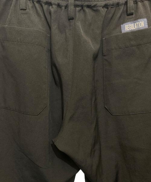 Yohji Yamamoto pour homme（ヨウジヤマモト プールオム）Yohji Yamamoto pour homme (ヨウジヤマモト プールオム) REGULATION GABARDINE W RIB POCKET PANT/レギュレーションギャバジン ダブルリブポケットパンツ ブラック サイズ:3の古着・服飾アイテム