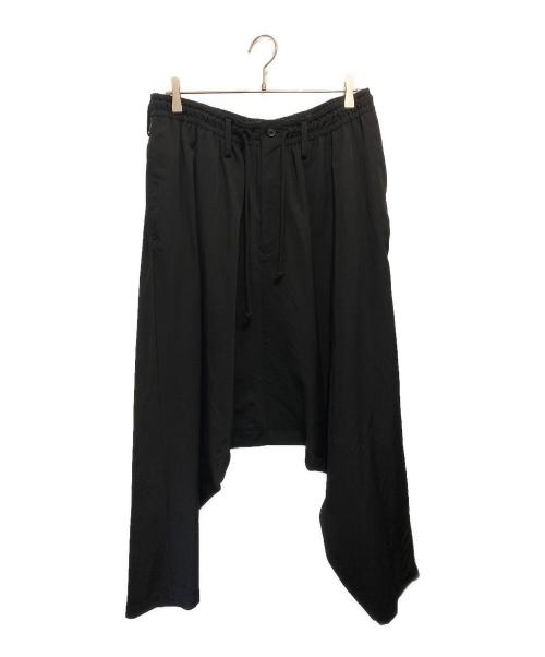 Yohji Yamamoto pour homme（ヨウジヤマモト プールオム）Yohji Yamamoto pour homme (ヨウジヤマモト プールオム) WOOL GABARDINE SAROUEL PANTS ブラック サイズ:4の古着・服飾アイテム