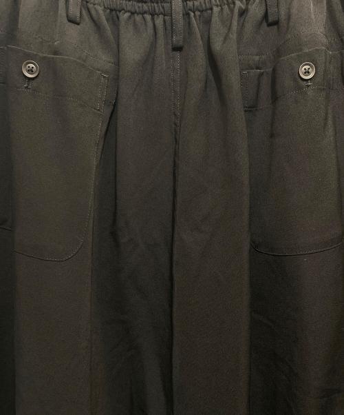 Yohji Yamamoto pour homme（ヨウジヤマモト プールオム）Yohji Yamamoto pour homme (ヨウジヤマモト プールオム) WOOL GABARDINE SAROUEL PANTS ブラック サイズ:4の古着・服飾アイテム