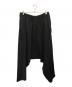 Yohji Yamamoto pour homme（ヨウジヤマモト プールオム）の古着「WOOL GABARDINE SAROUEL PANTS」｜ブラック