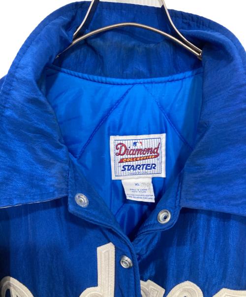 Diamond by STARTER（ダイアモンドバイスターター）Diamond by STARTER (ダイアモンドバイスターター) スタジャン ブルー サイズ:XLの古着・服飾アイテム