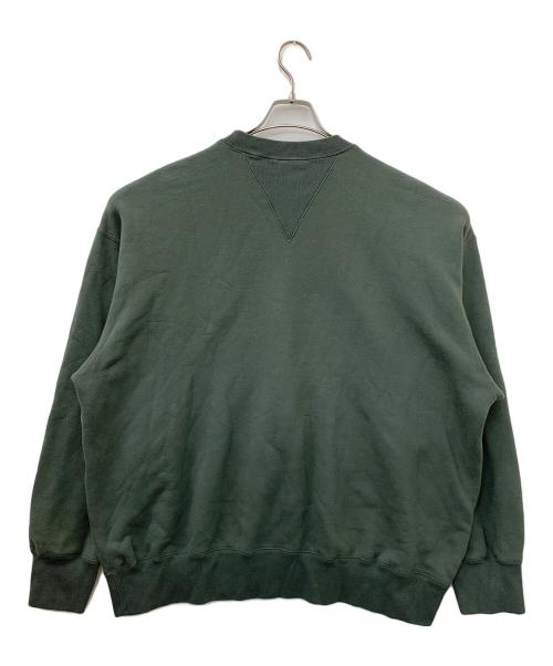 HYKE（ハイク）HYKE (ハイク) SWEAT SHIRT グリーン サイズ:XXLの古着・服飾アイテム
