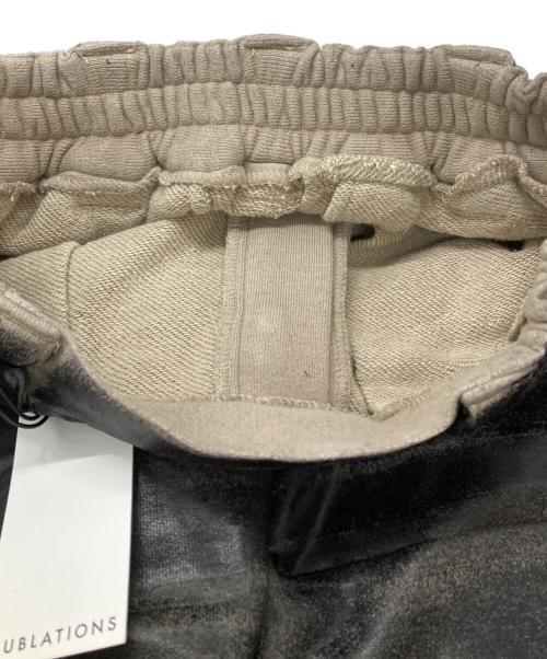 SUBLATIONS（サブレーションズ）SUBLATIONS (サブレーションズ) CRACKING COATED MILITARY PANTS/クラッキングコーティングミリタリーパンツ ブラックの古着・服飾アイテム