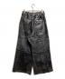 SUBLATIONS (サブレーションズ) CRACKING COATED MILITARY PANTS/クラッキングコーティングミリタリーパンツ ブラック：30000円