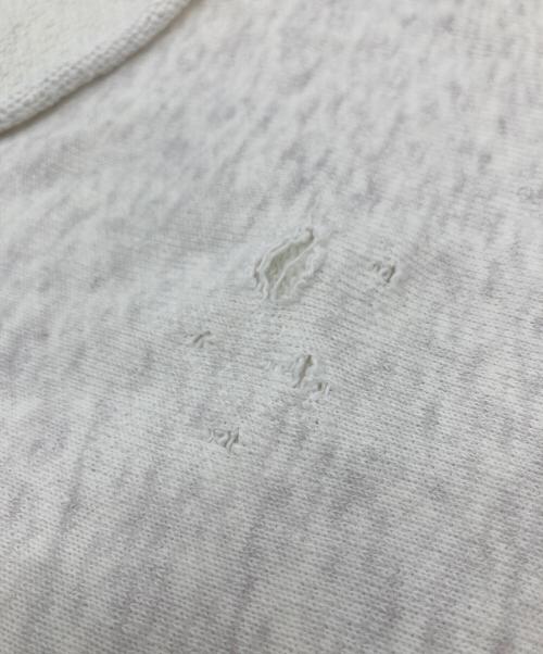 ANCELLM（アンセルム）ANCELLM (アンセルム) CRASH CREWNECK SWEAT SHIRT  クラッシュ加工スウェット グレー サイズ:2の古着・服飾アイテム