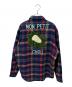 GUCCI (グッチ) ウールチェックシャツジャケット ネイビー・レッド サイズ:48：40000円
