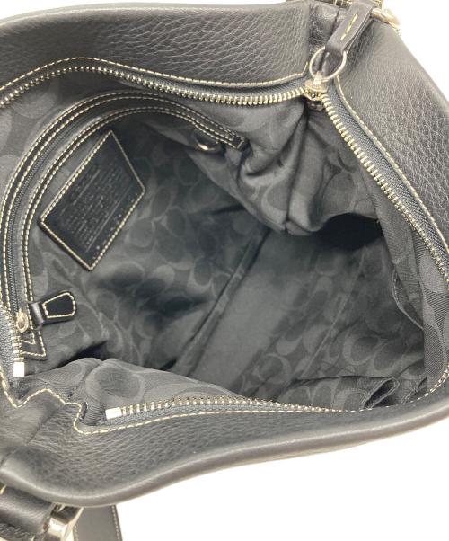 COACH（コーチ）COACH (コーチ) ショルダーバッグ　レザーバッグ ブラック サイズ:実寸参照の古着・服飾アイテム