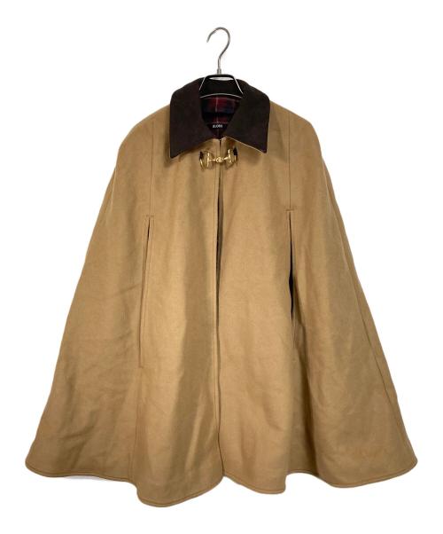 ALORS（アロー）aLORS (アロー) Cape à mors Calliope ポンチョコート　 キャメル サイズ:FREEの古着・服飾アイテム