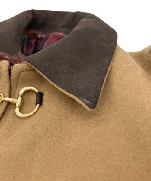 ALORS（アロー）aLORS (アロー) Cape à mors Calliope ポンチョコート　 キャメル サイズ:FREEの古着・服飾アイテム
