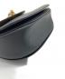 中古・古着 COACH (コーチ) Turnlock Saddle Bag ショルダーバッグ　レザーバッグ ブラック サイズ:実寸参照：10000円
