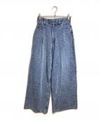 cygneシーニュ）の古着「ファンシーデニムパンツ/Fancy denim pants」｜ブルー