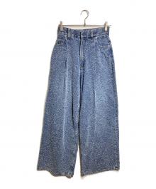 cygne（シーニュ）の古着「ファンシーデニムパンツ/Fancy denim pants」｜ブルー