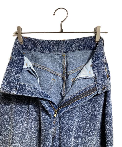 cygne（シーニュ）cygne (シーニュ) ファンシーデニムパンツ/Fancy denim pants ブルーの古着・服飾アイテム